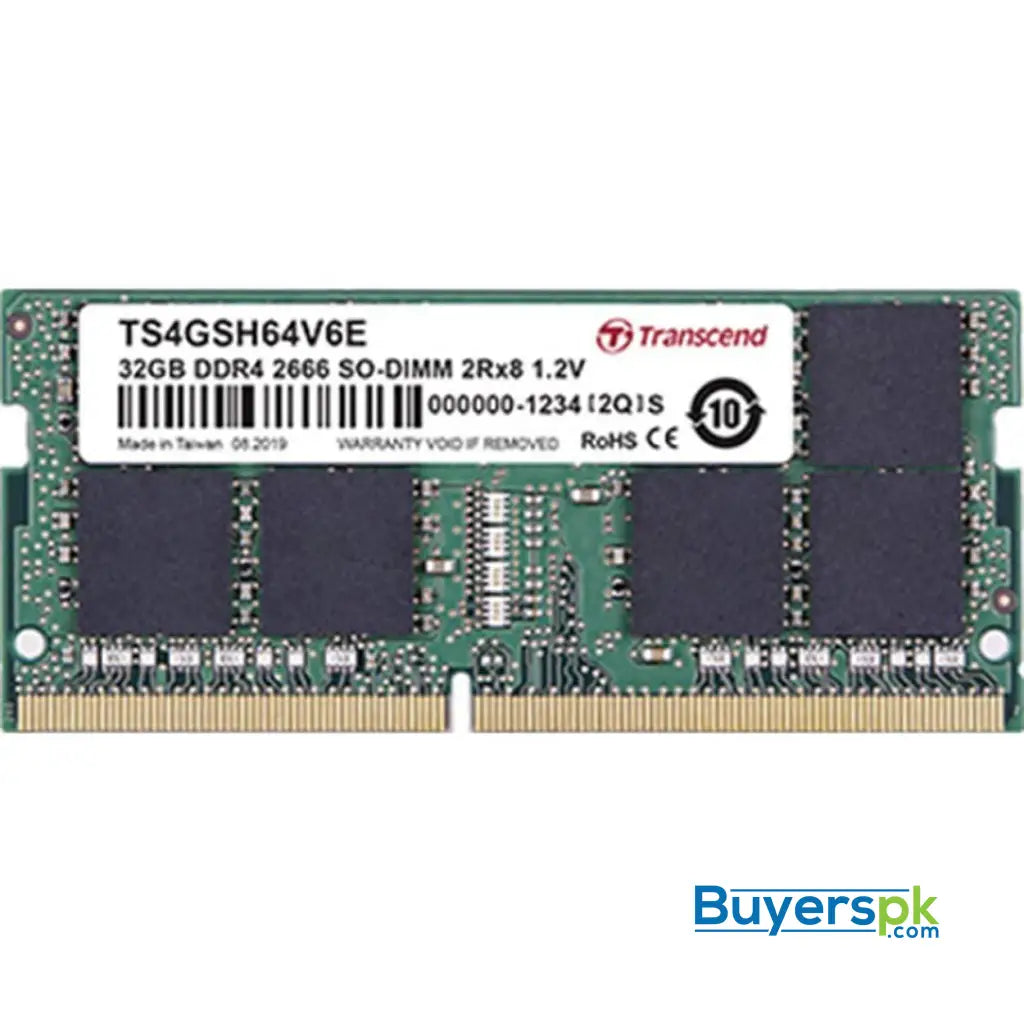Transcend Laptop Ram 32gb Ts2666hsh-32g - RAM Price in Pakistan Transcend Laptop Ram 32gb Ts2666hsh-32g - RAM Price in Pakistan